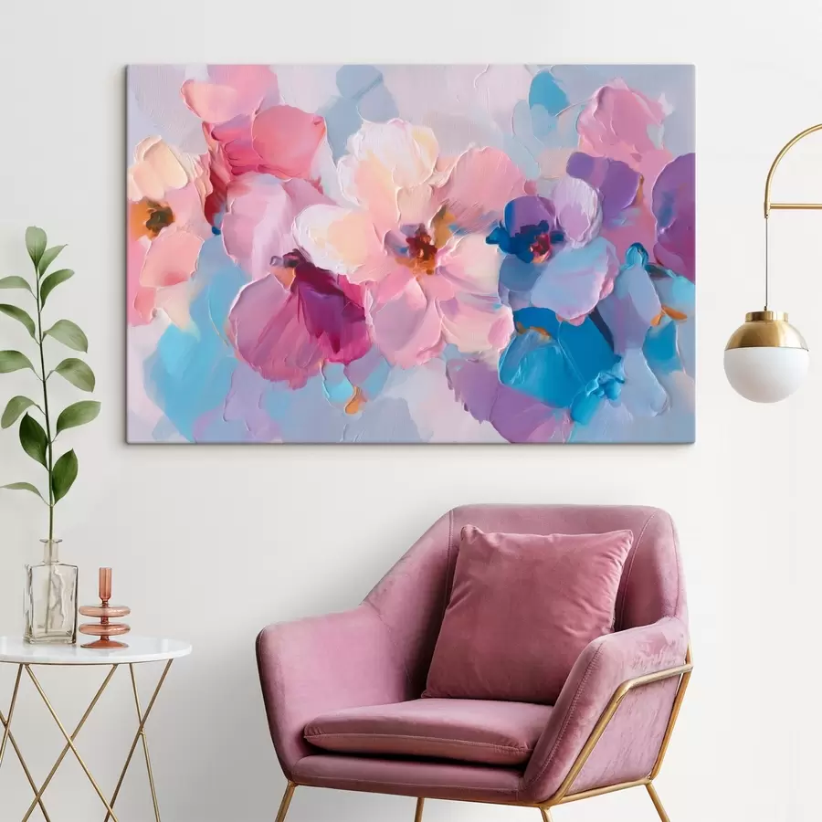  Peintures Fleurs abstraites s45232