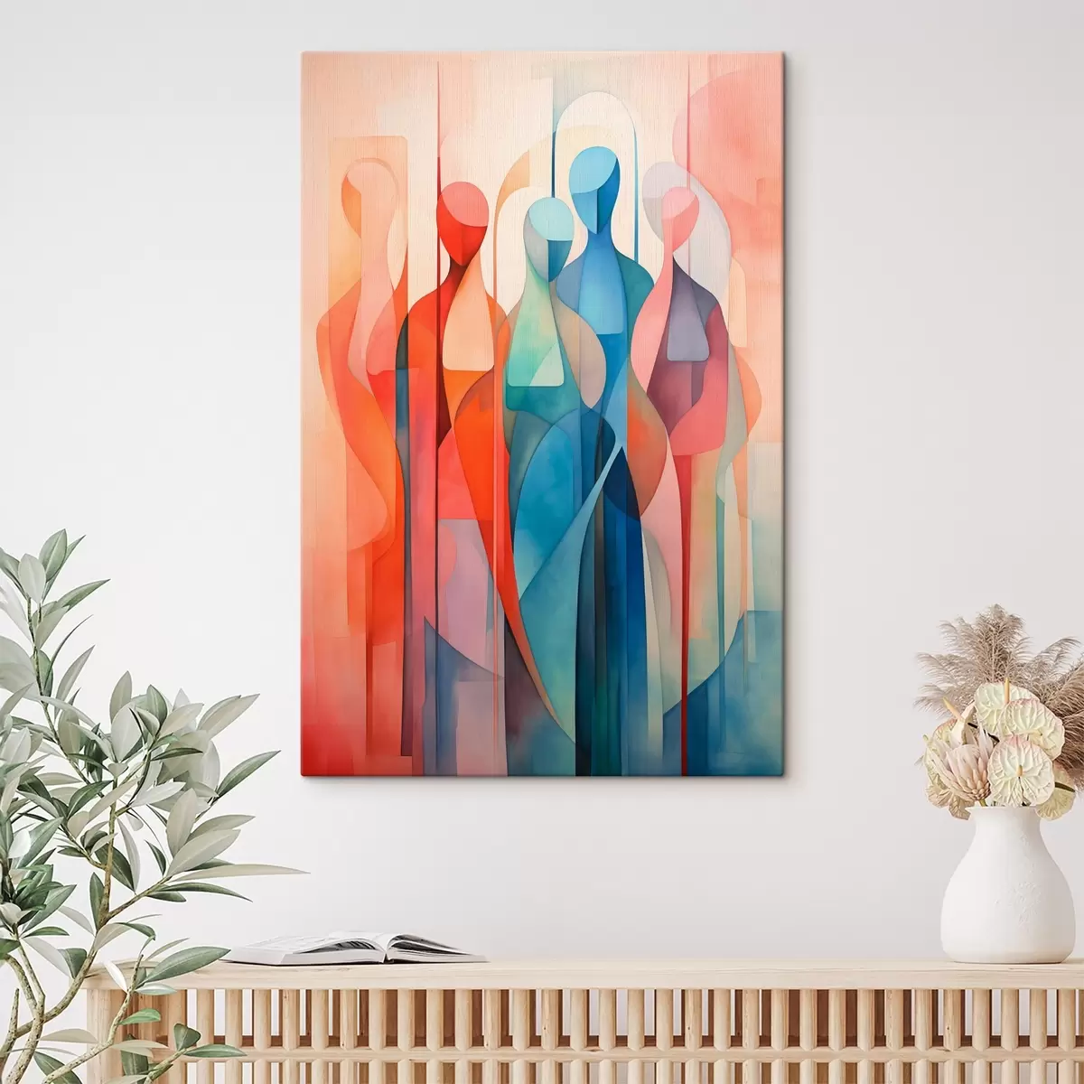  Schilderijen Abstracte silhouetten s45237