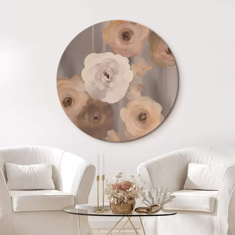  Peintures Fleurs abstraites r45160