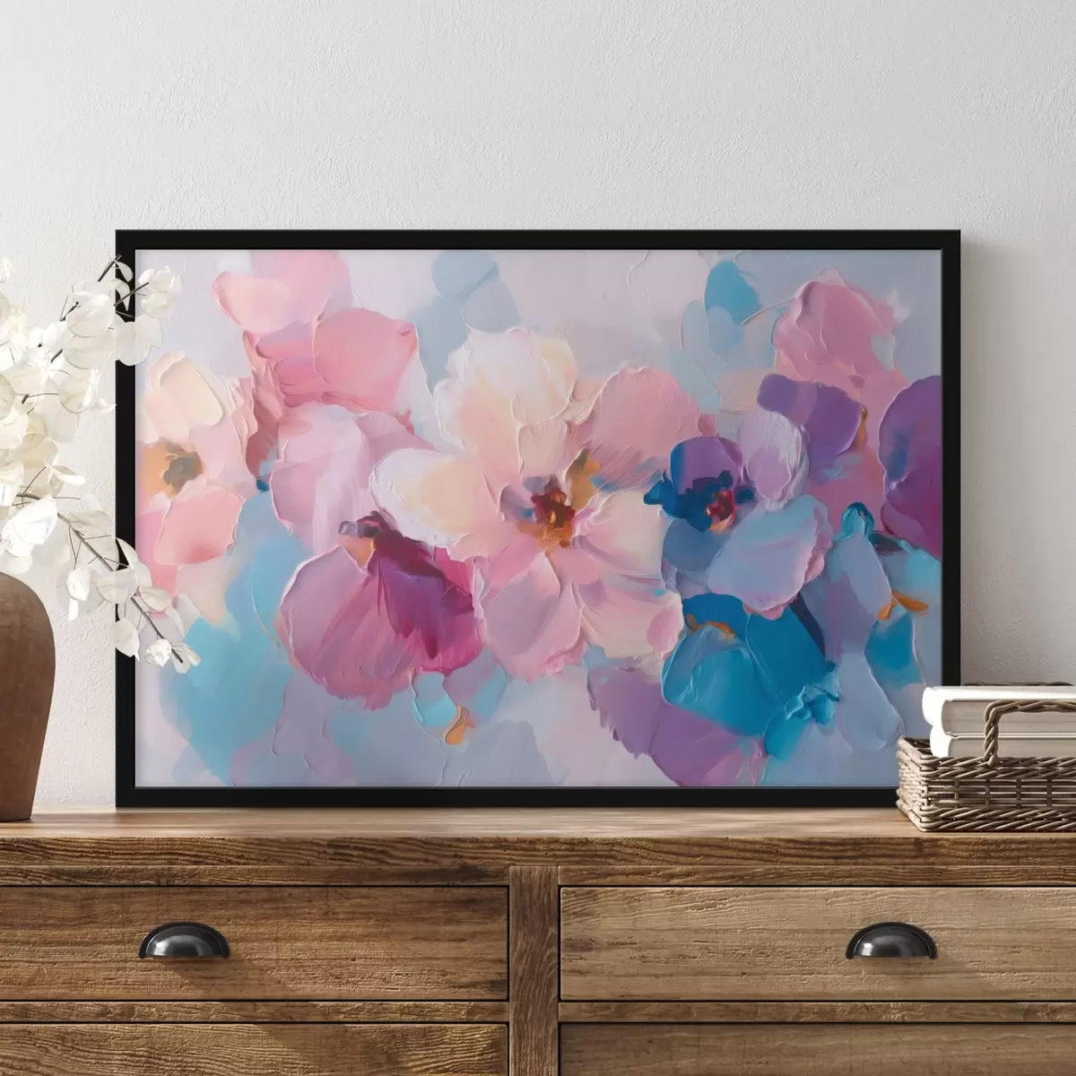 Poster Abstracte bloemen f45232