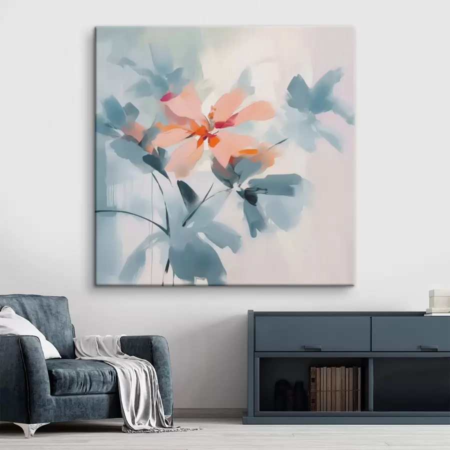  Peintures Fleurs abstraites s45304