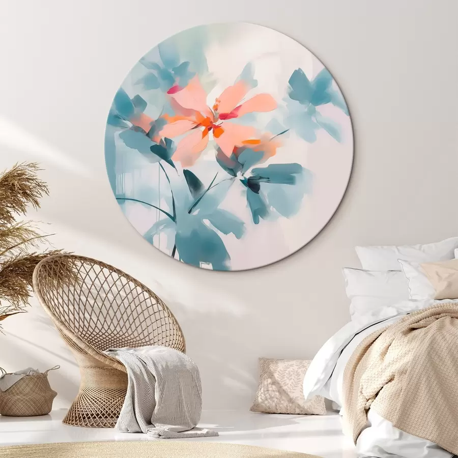  Schilderijen Abstracte bloemen r45304