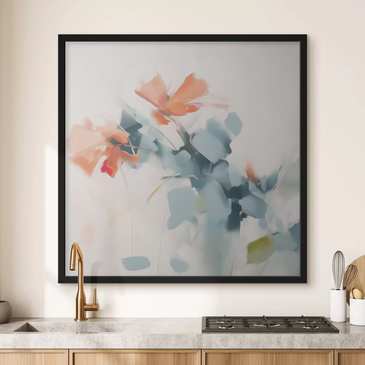 Affiche Imitation de fleurs abstraites f45303