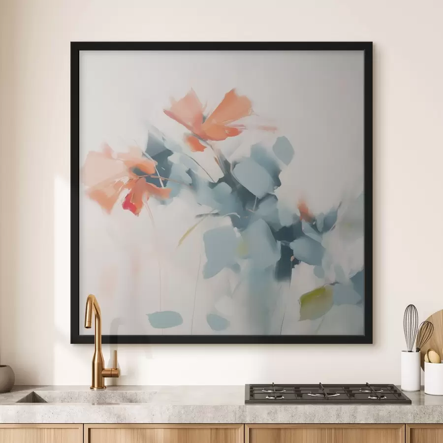 Papier peint photo Imitation de fleurs abstraites f45303