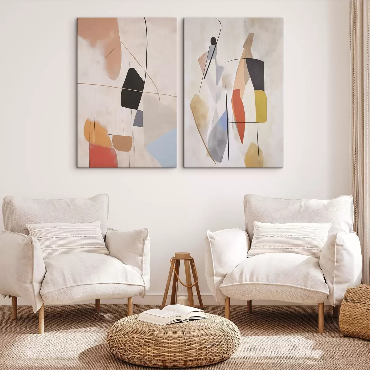  Peintures Abstraction géométrique m00562