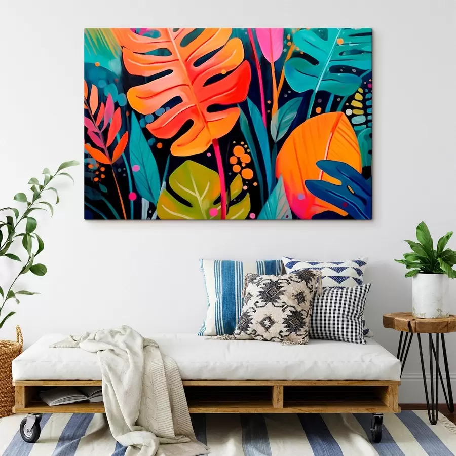  Peintures Feuilles tropicales s45308