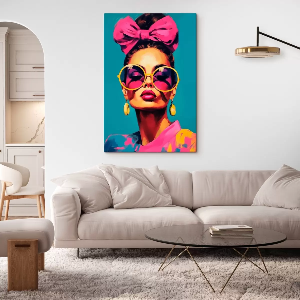  Schilderijen Vrouw met zonnebril s45309