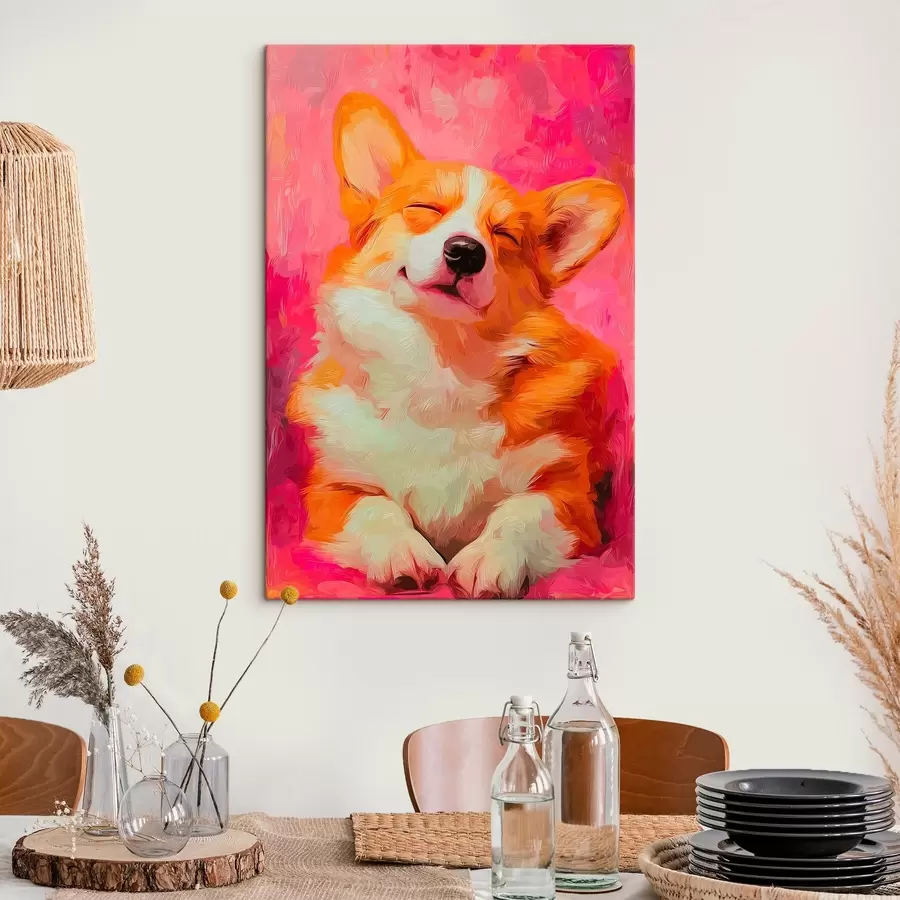  Peintures Chien Corgi s45312