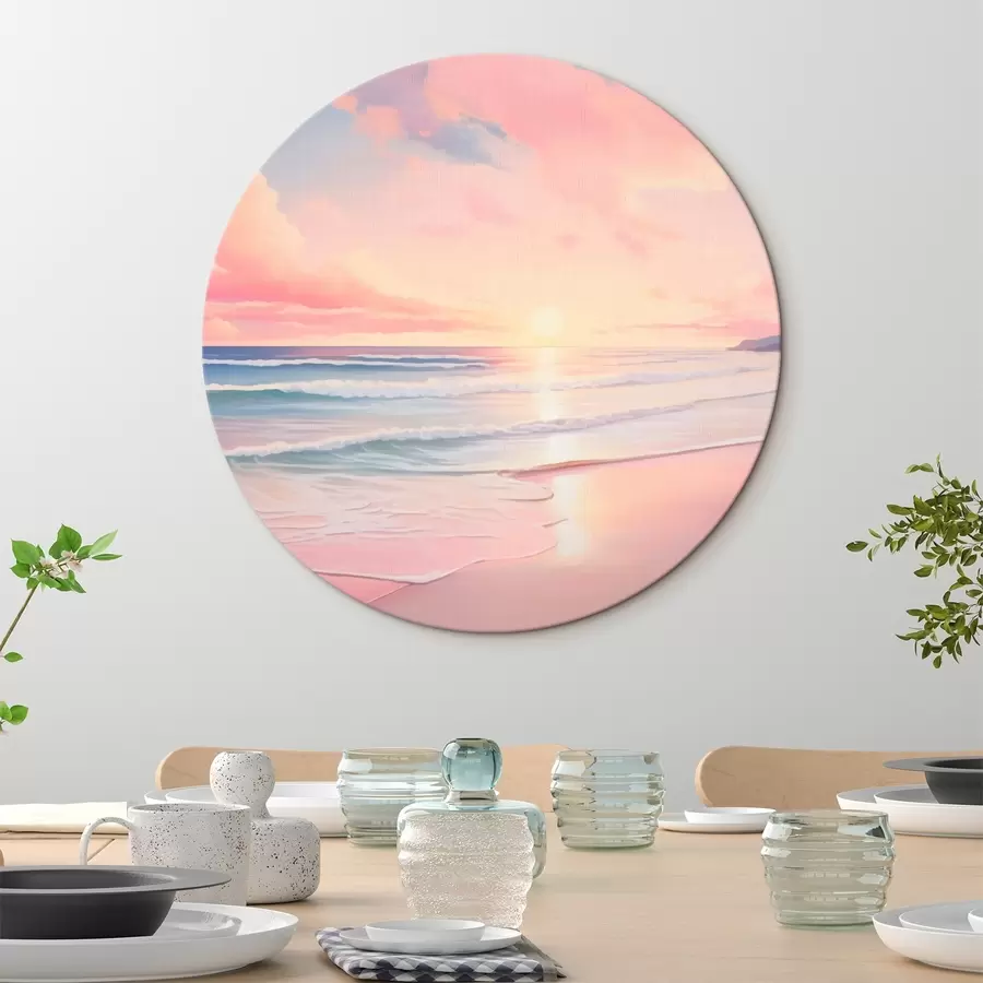  Schilderijen Kust bij zonsopgang r45317