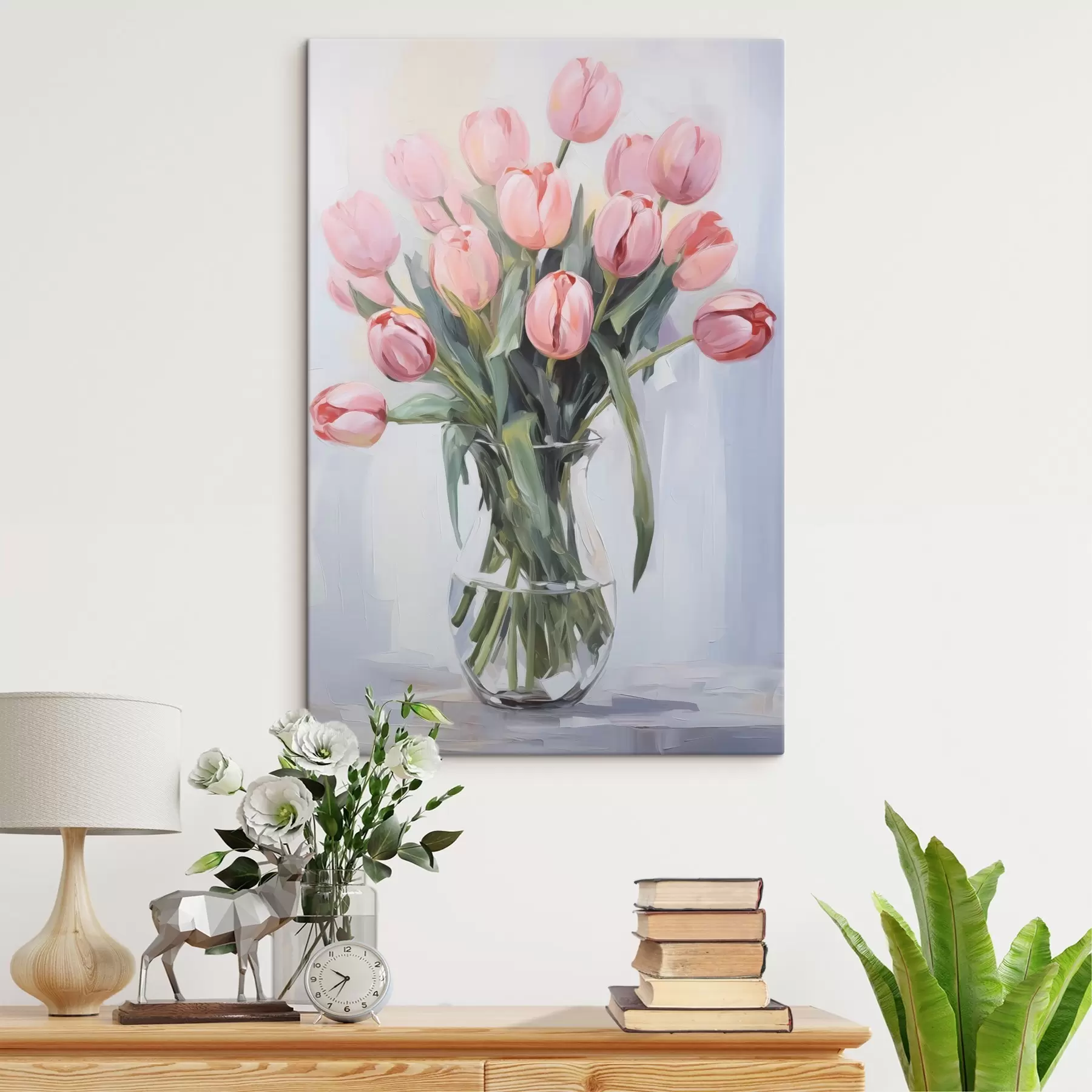  Peintures Tulipes dans un vase s45355