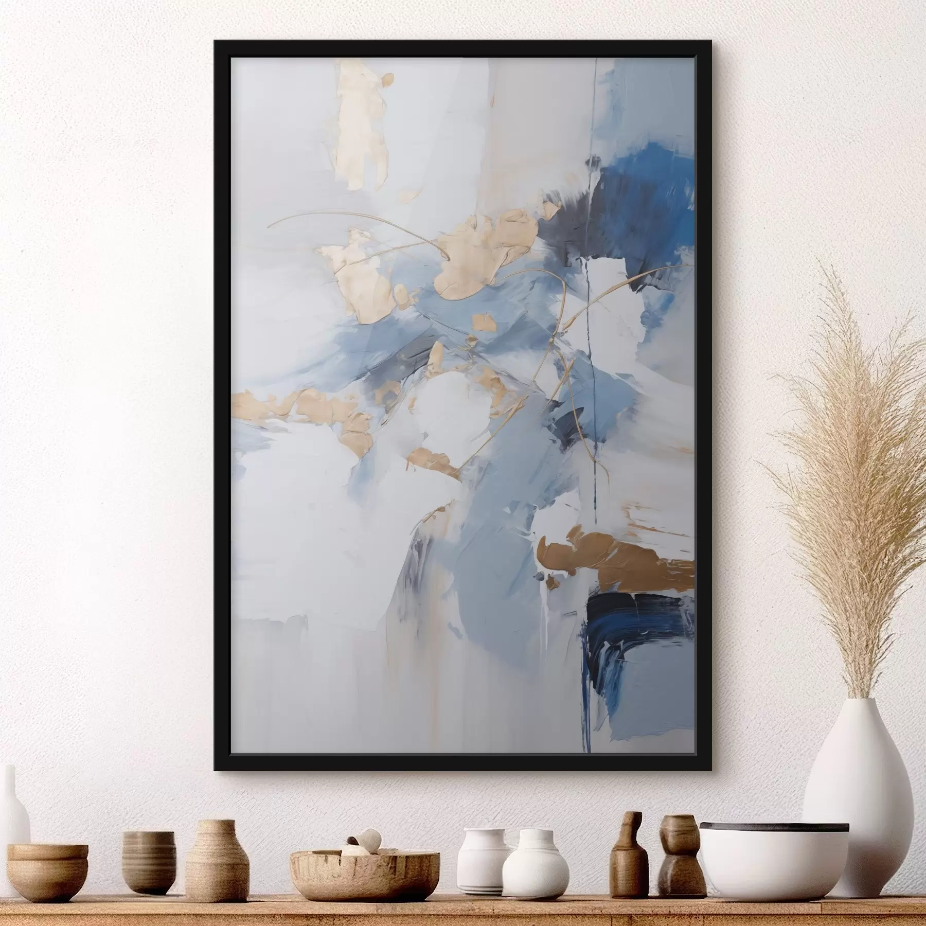 Papier peint photo Abstraction imitation de la peinture f45348