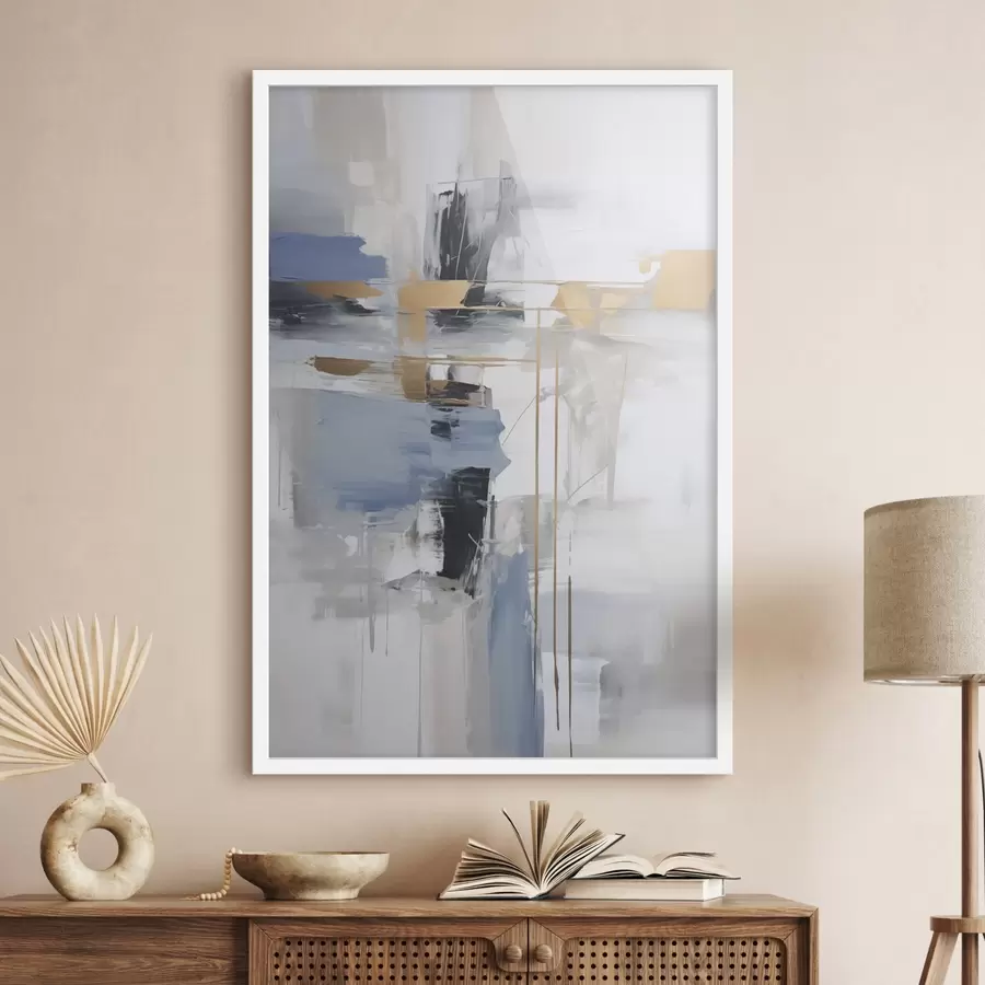 Papier peint photo Abstraction moderne imitation de la peinture f45349