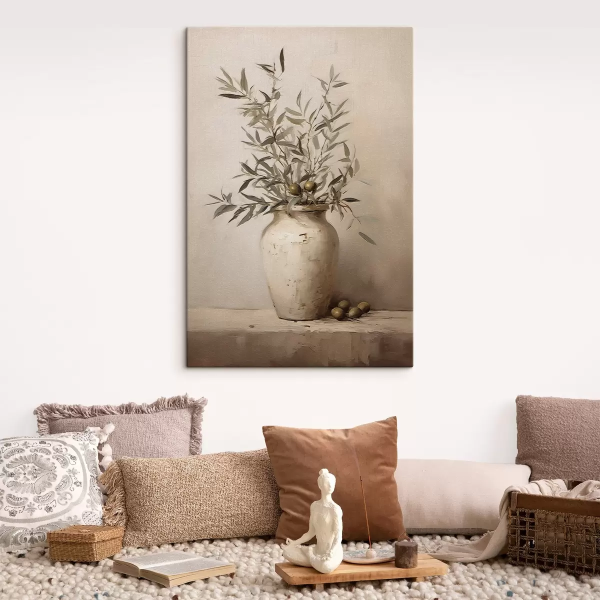  Schilderijen Bladmotieven in een vaas s45382