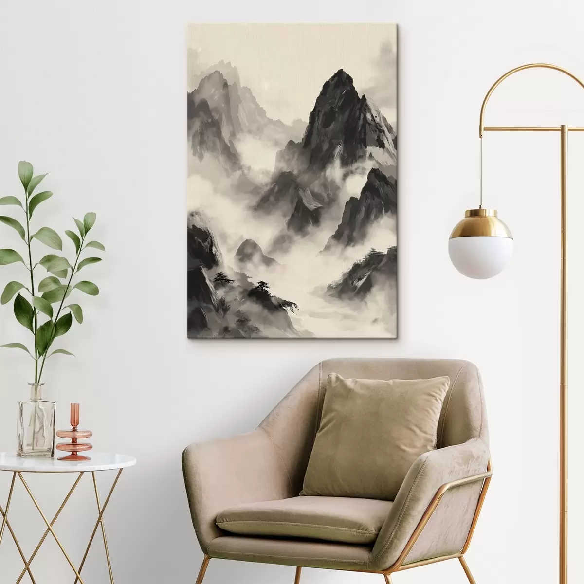  Peintures Montagnes en style chinois s45384