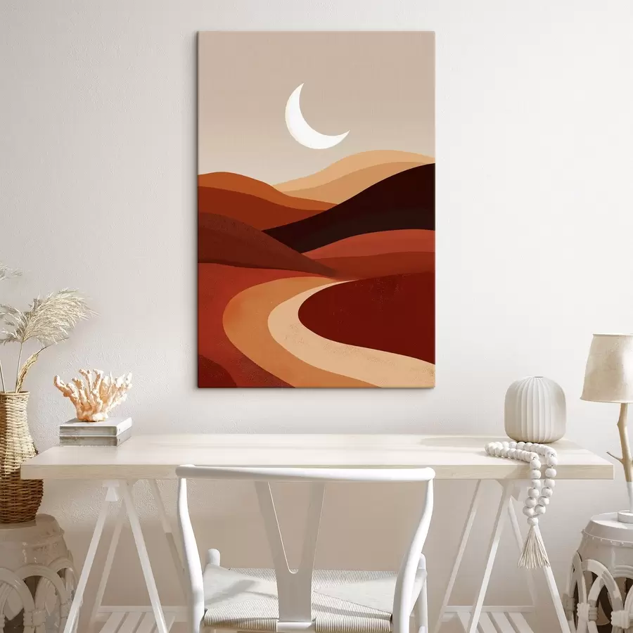  Peintures Soleil et montagnes s45393