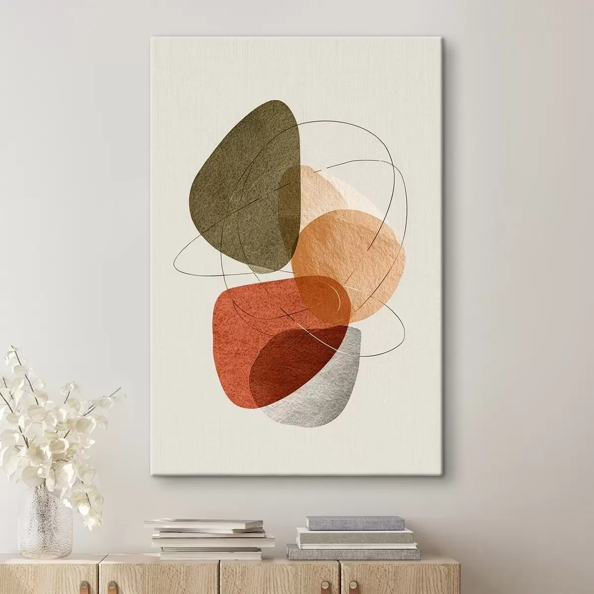  Peintures Abstraction multicolore s45398