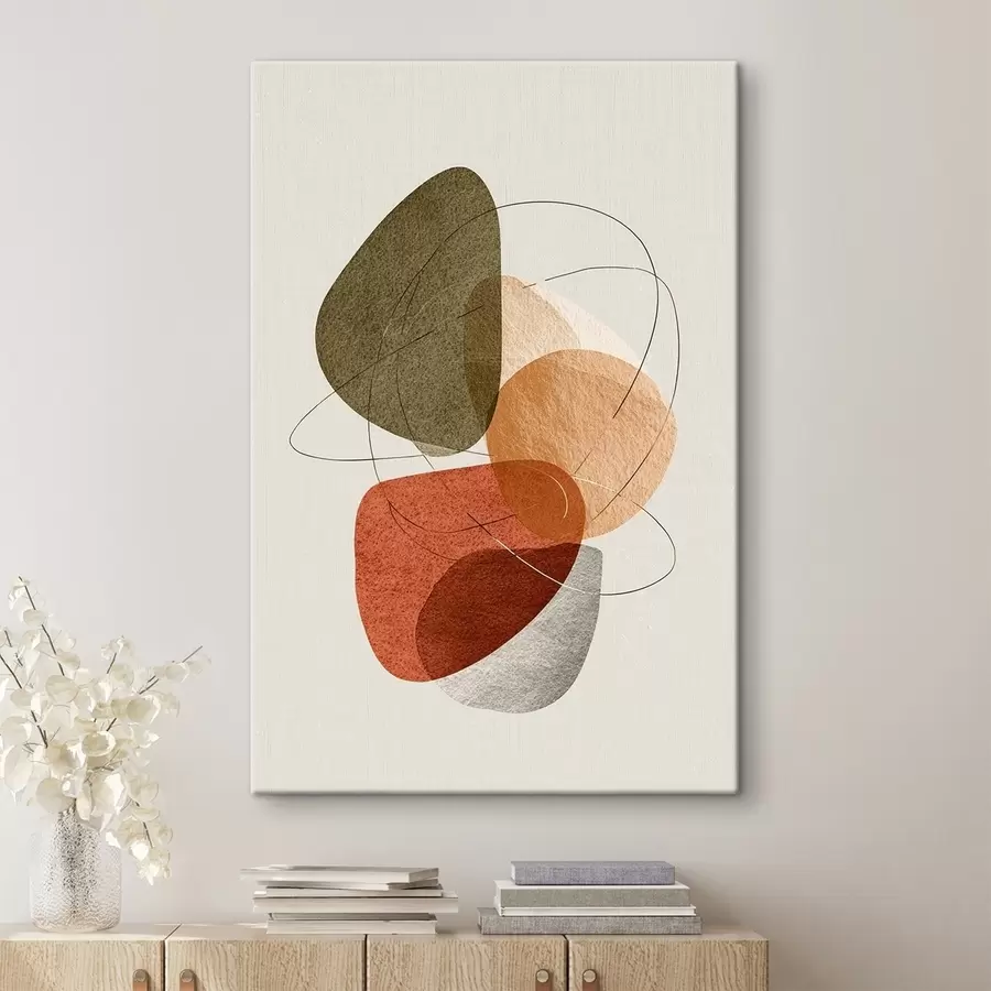  Schilderijen Veelkleurige abstractie s45398