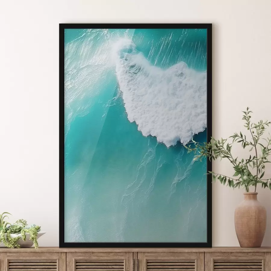 Fotobehang Zeegolf f45379