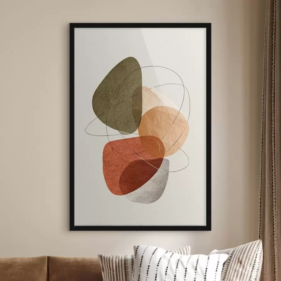 Papier peint photo Abstraction multicolore f45398