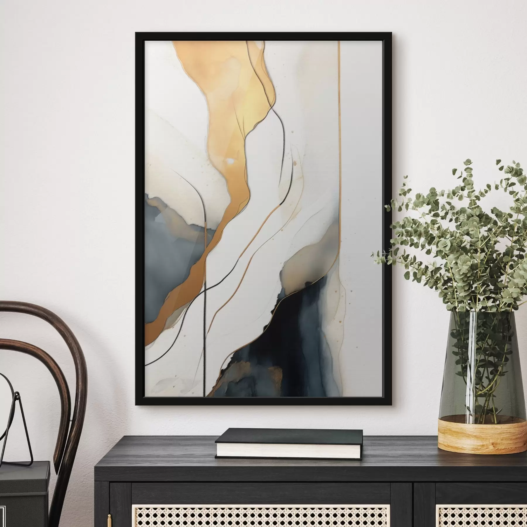 Fotobehang Lijnabstractie f45407