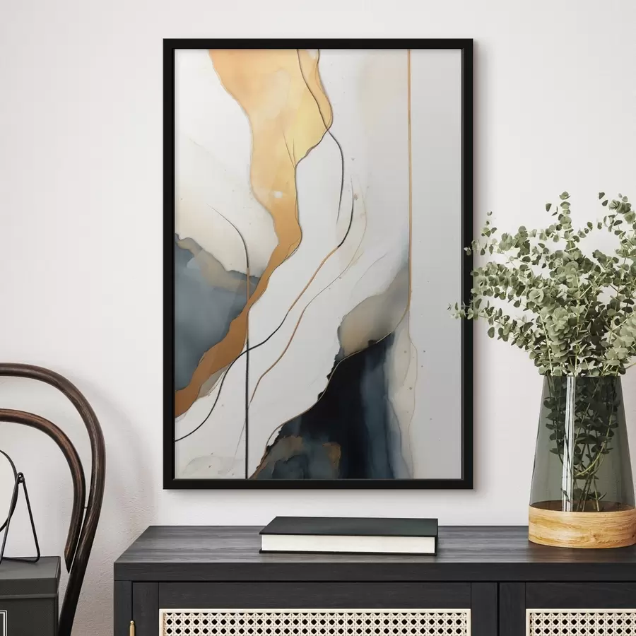 Papier peint photo Abstraction des lignes f45407