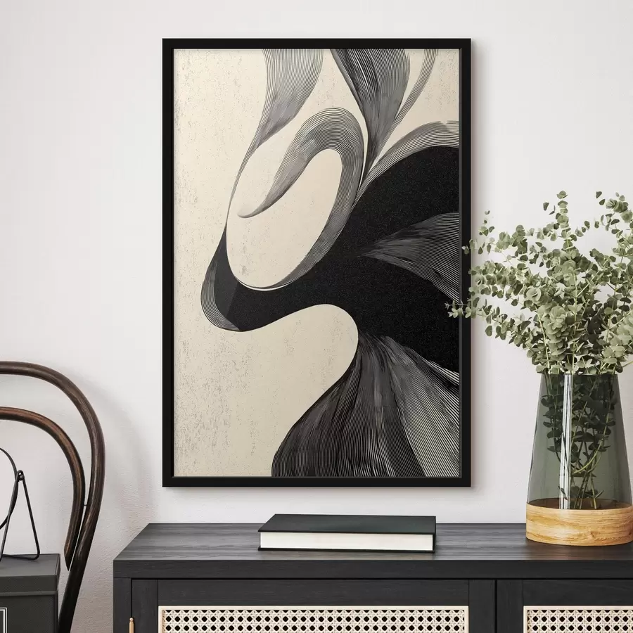 Fotobehang Dans van lijnen f45414