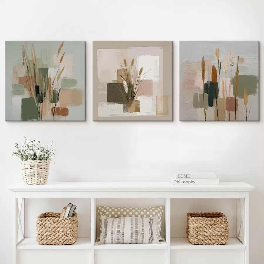  Peintures Composition de fleurs et coups de pinceau délicats m00594