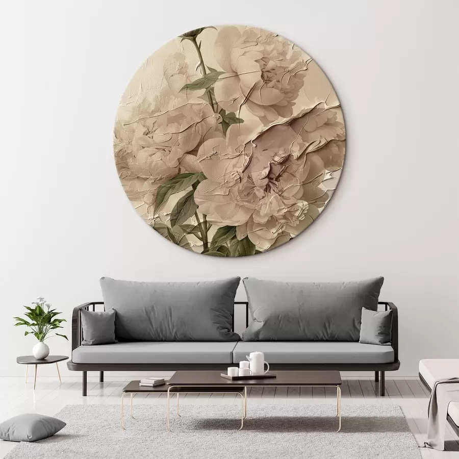  Peintures Bouquet de pivoines sur fond clair r45337