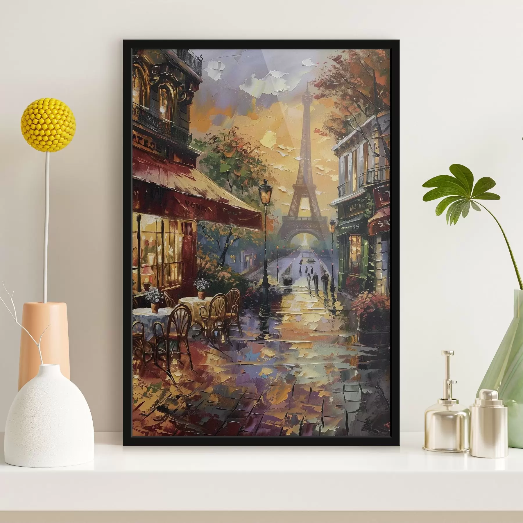 Fotobehang Straat Parijs f45339