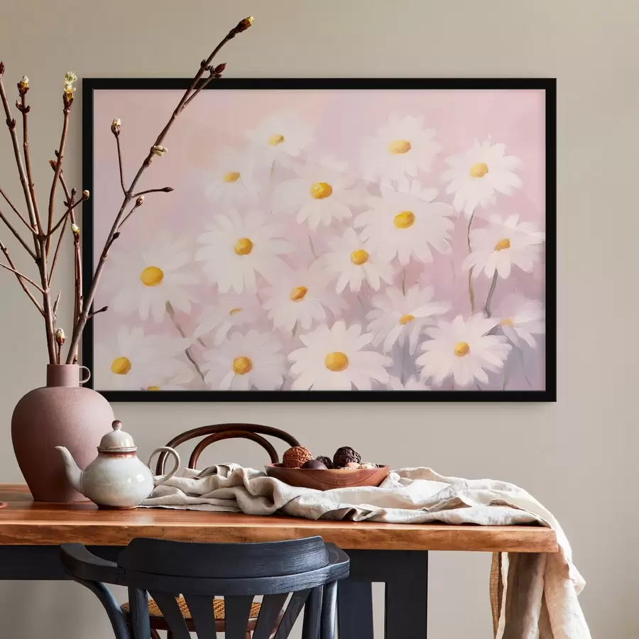 Fotobehang Madeliefjes f45421