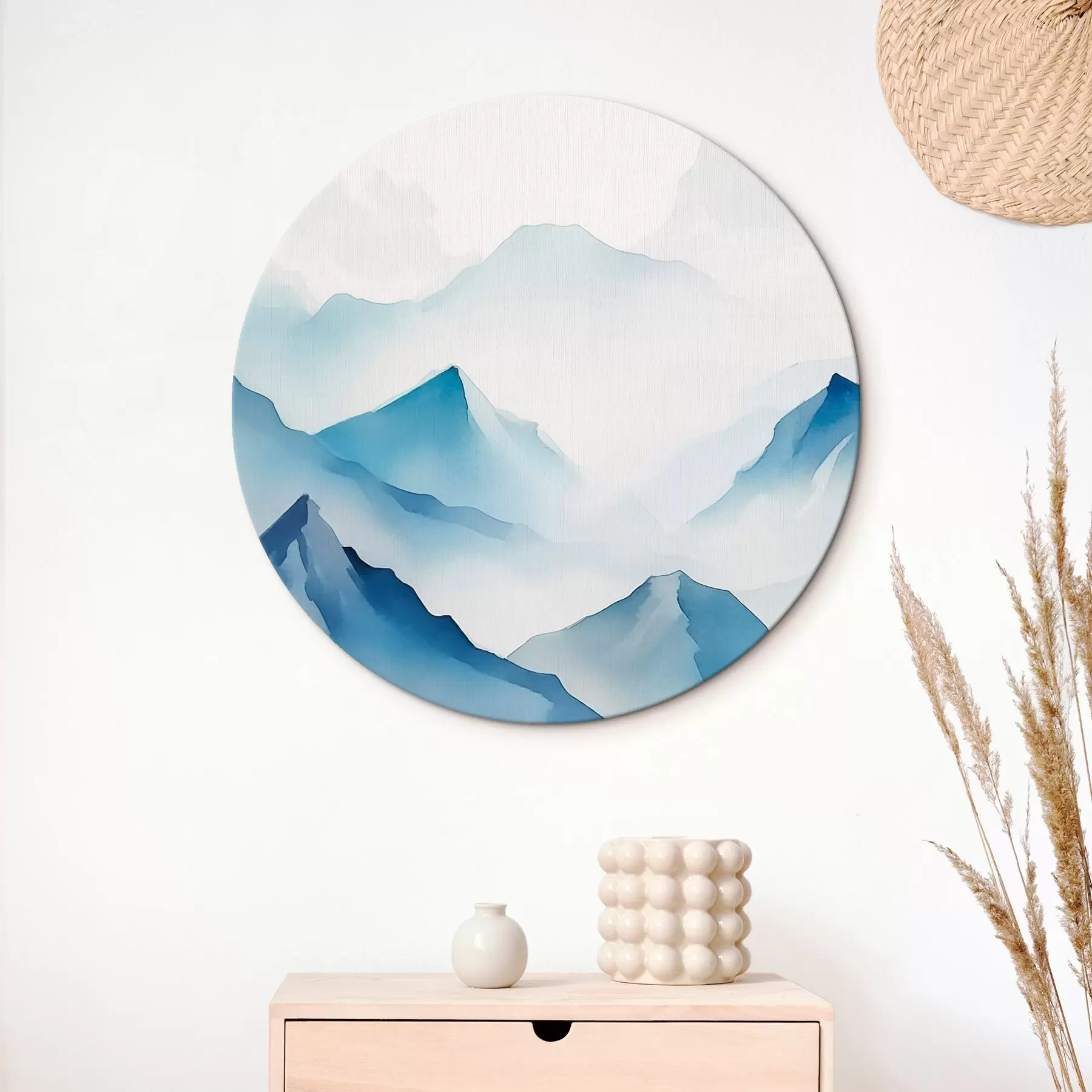  Peintures Montagnes dans le brouillard r45424