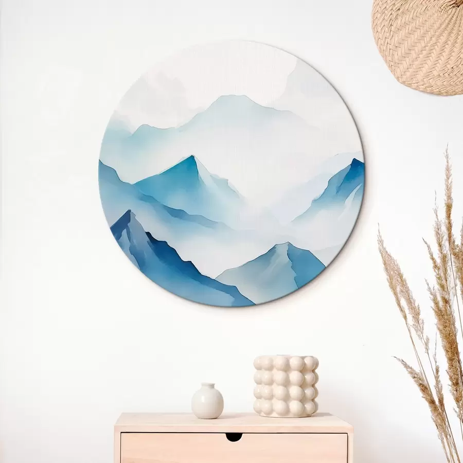  Schilderijen Bergen in de mist r45424