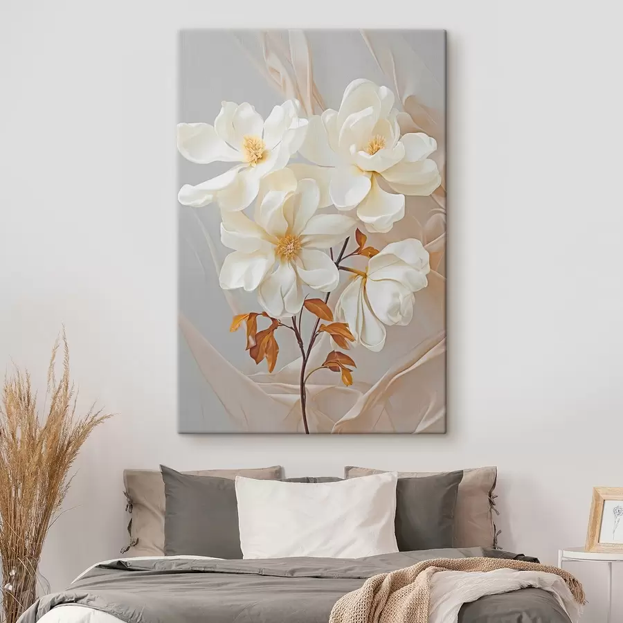  Peintures Fleurs abstraites délicates s45378