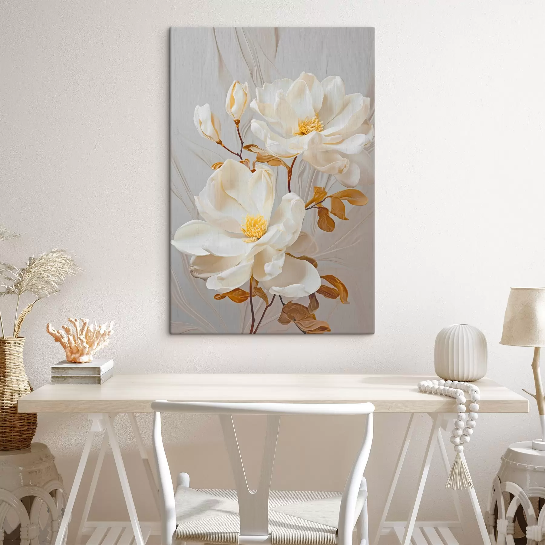  Peintures Fleurs abstraites délicates s45446