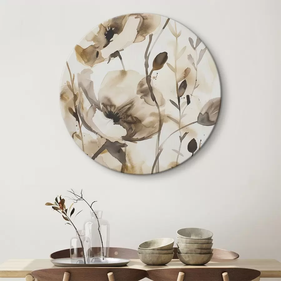  Schilderijen Bloemen in aquarelstijl r45364