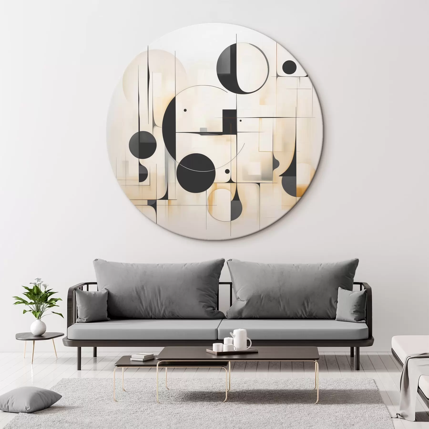  Peintures Abstraction géométrique r45376