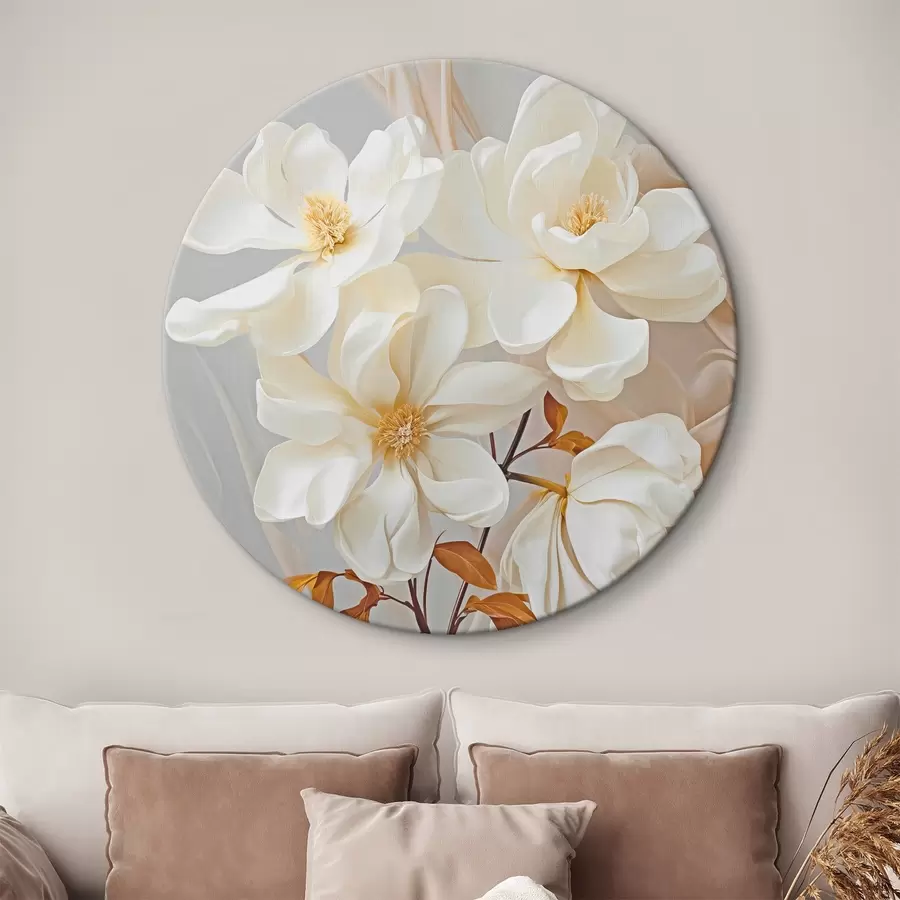  Schilderijen Gevoelige abstracte bloemen r45378