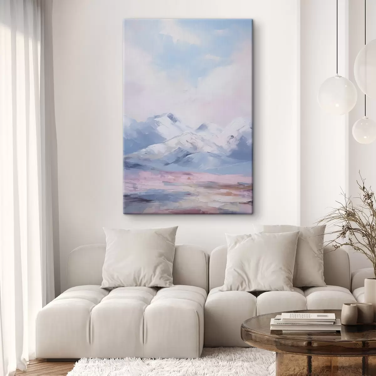  Schilderijen Bergen imitatieschilderij s45457