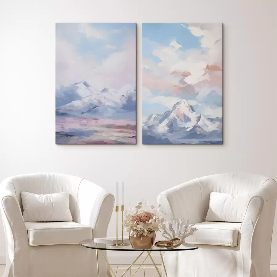  Peintures Peinture d'imitation de montagnes m00626