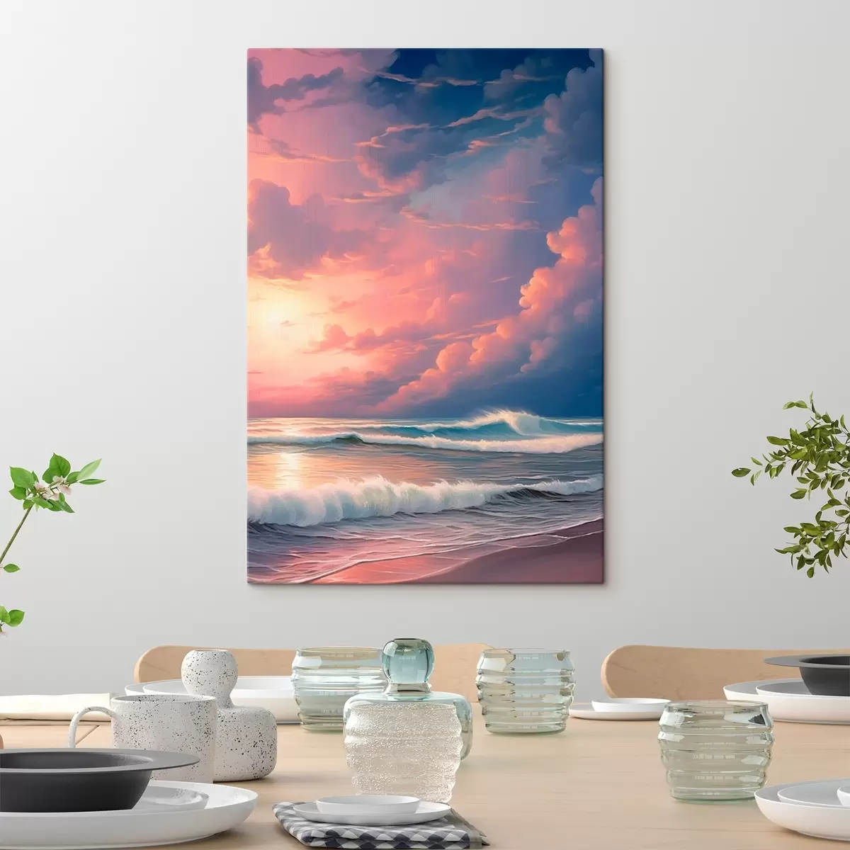  Schilderijen Zonsondergang op zee s45463