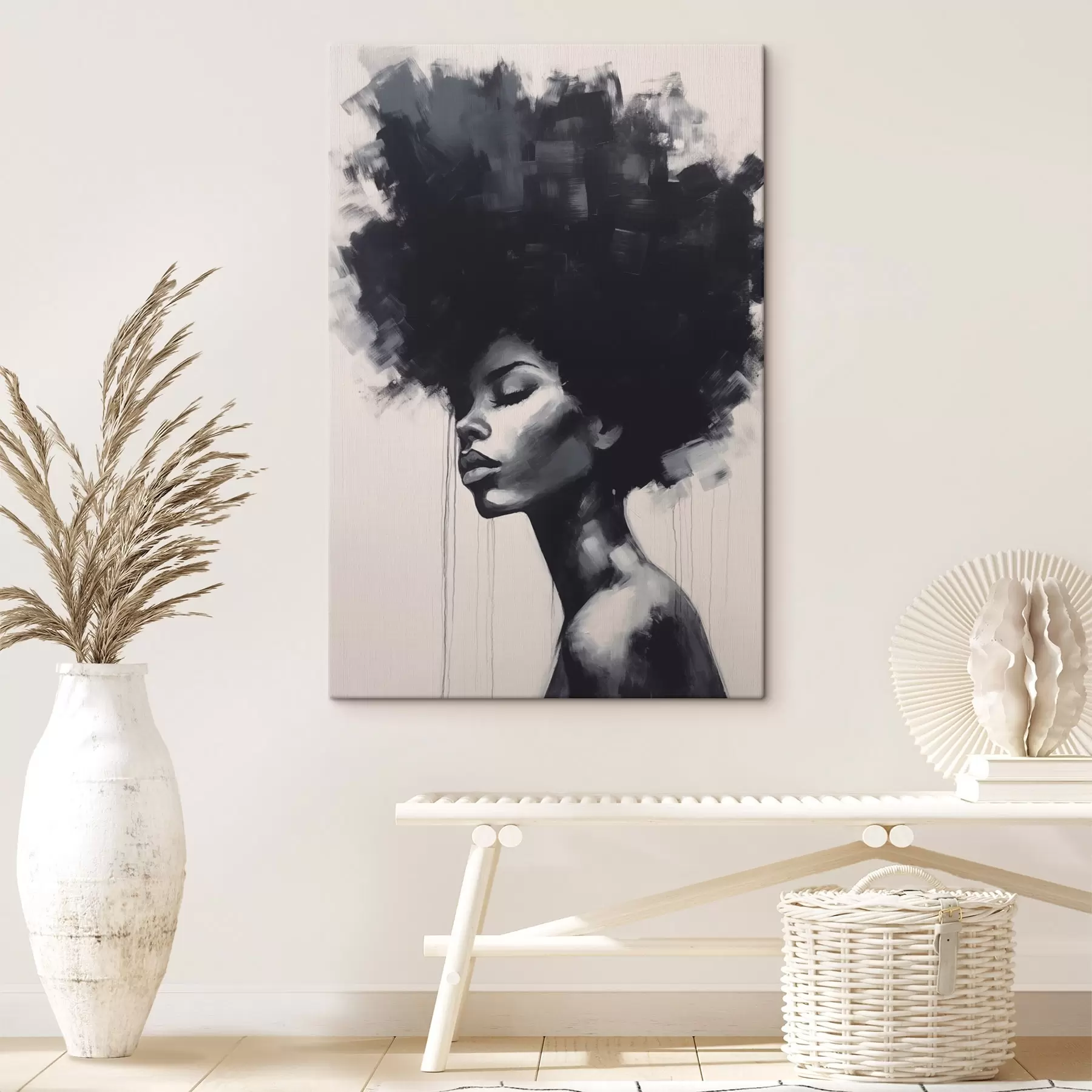  Peintures Portrait féminin abstrait s45464