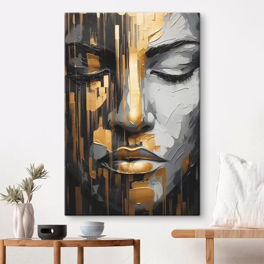  Peintures Portrait féminin abstrait s45475