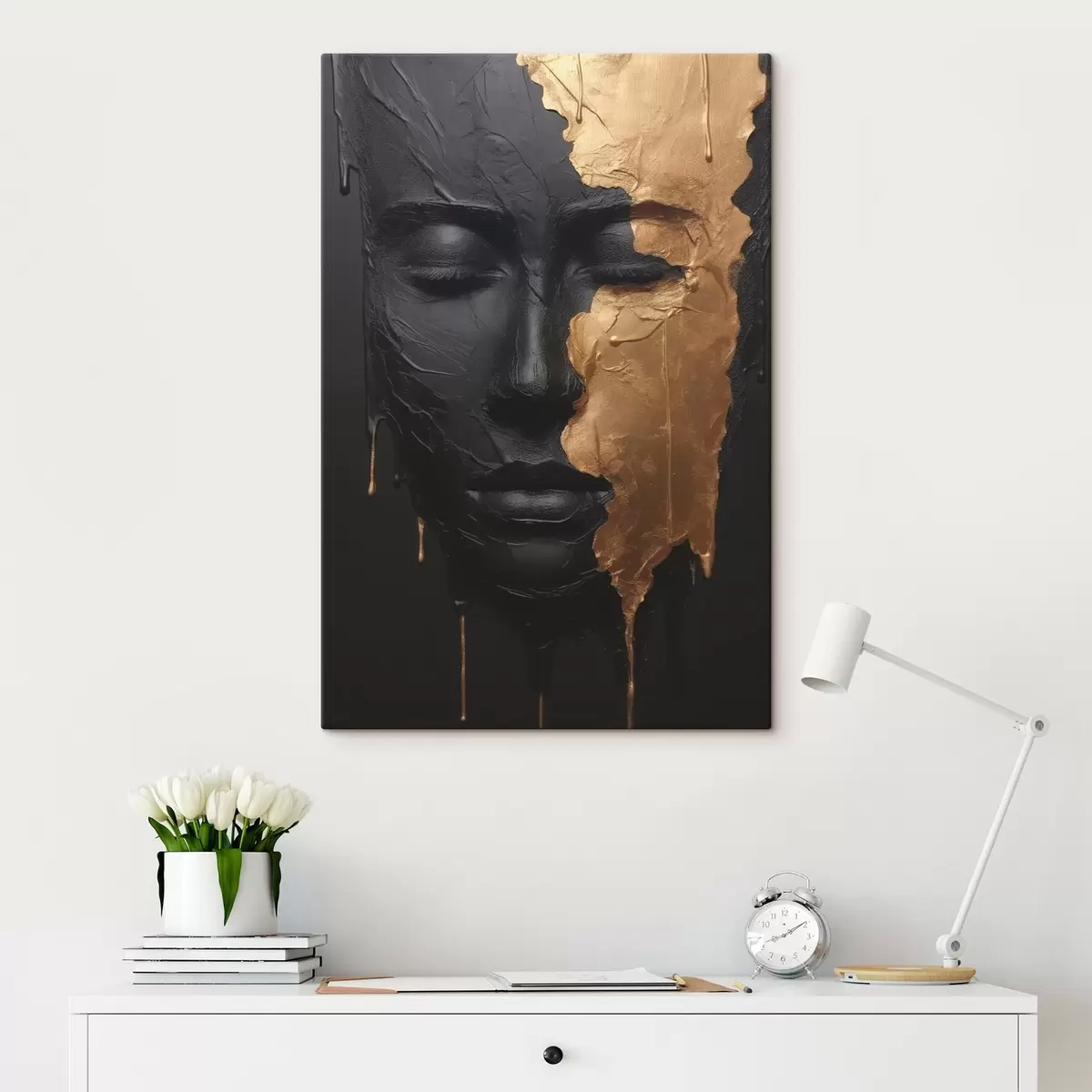  Peintures Portrait féminin abstrait s45480