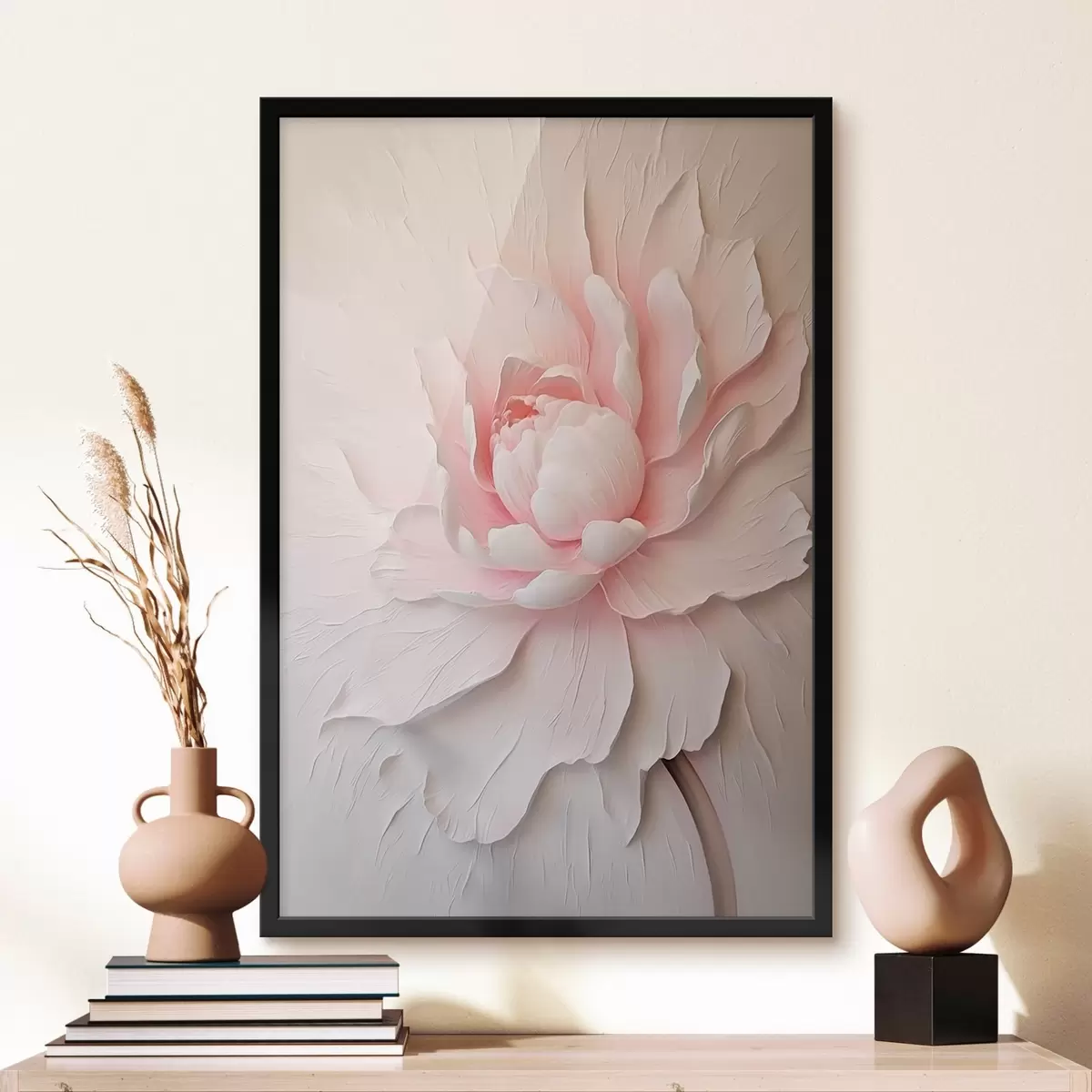 Poster Grote roze pioen f45470