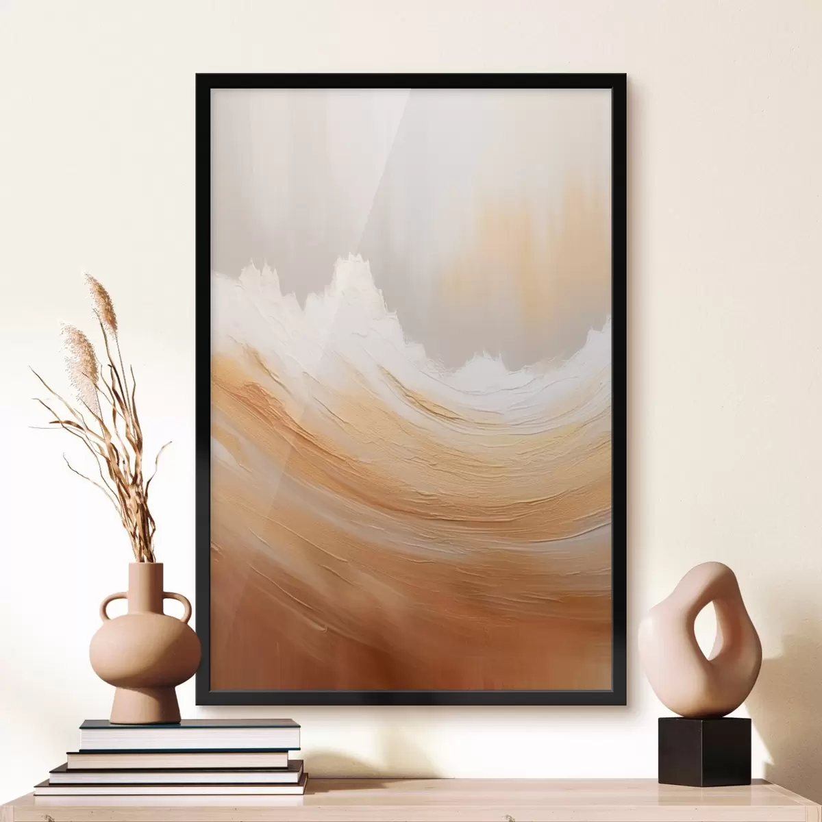 Poster Abstracte zandbergen f45474