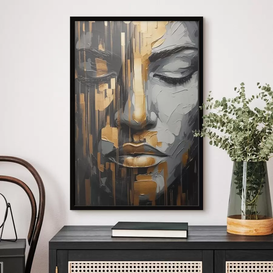 Papier peint photo Portrait féminin abstrait f45475