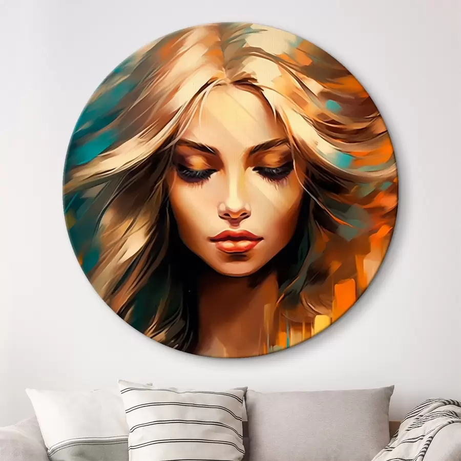  Schilderijen Abstract vrouwenportret r45469