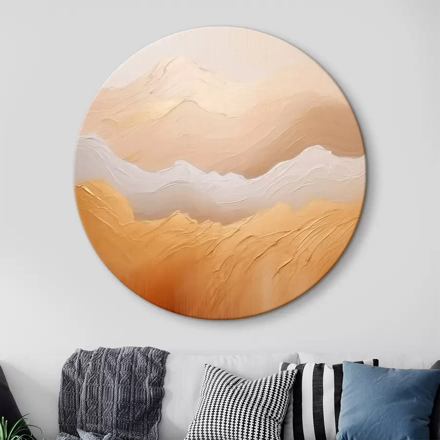  Peintures Montagnes de sable abstraites r45473