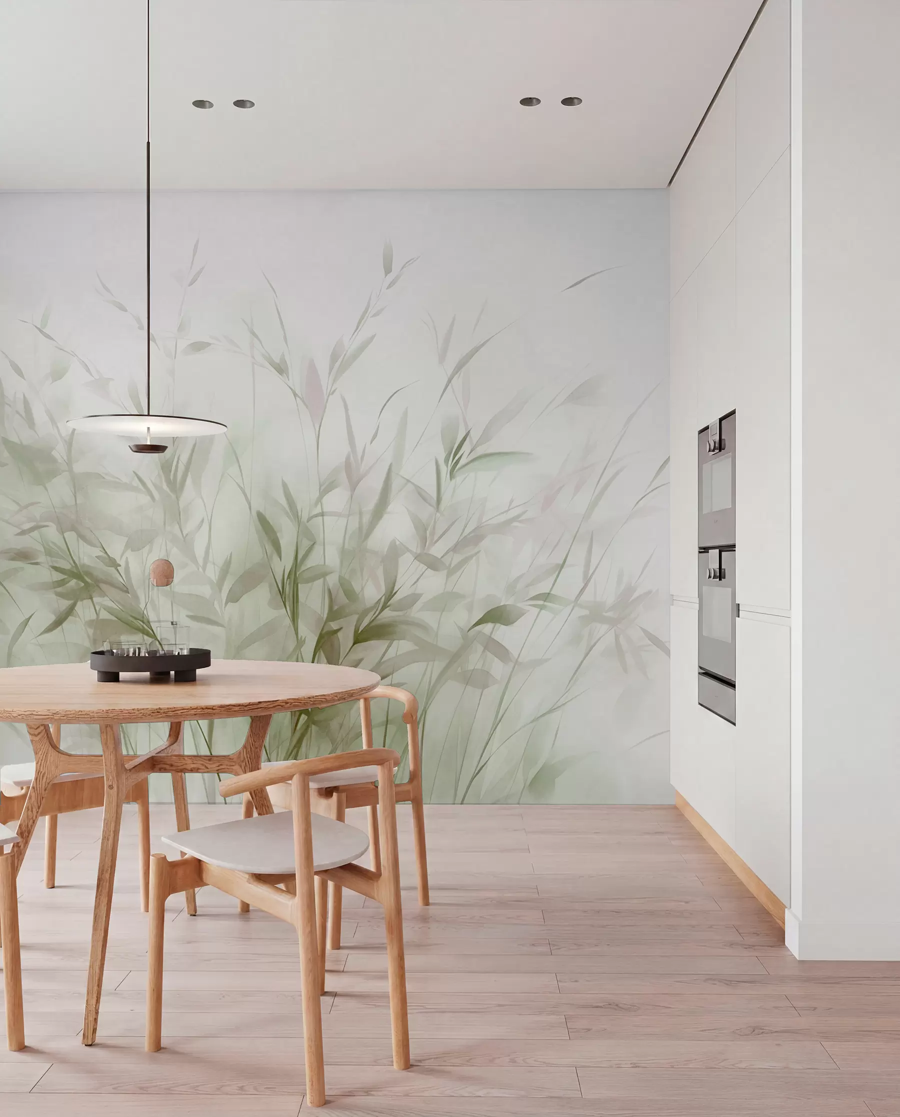 Fotobehang Weidehalmen w09342