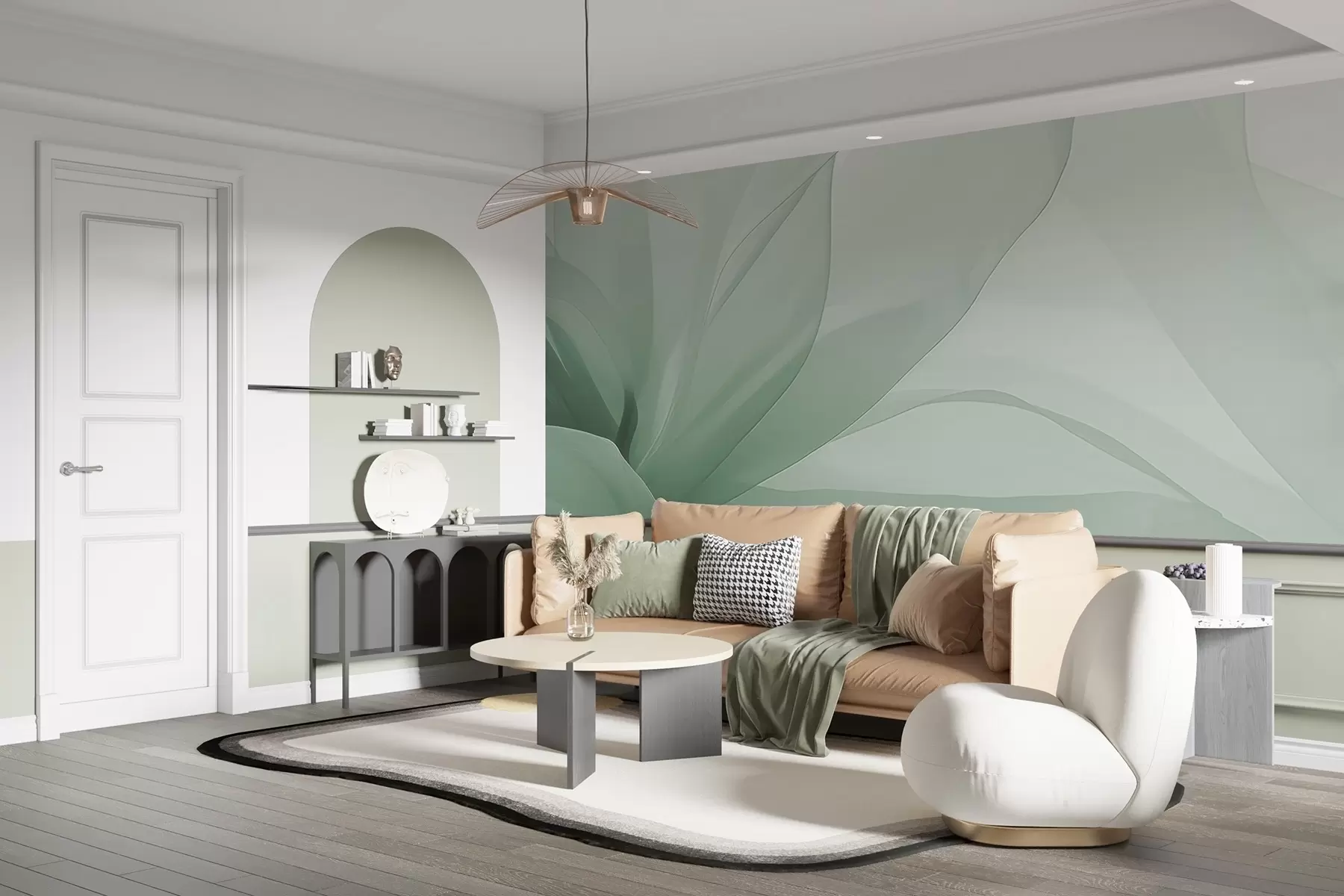 Fotobehang Abstracte bloem w04435v1